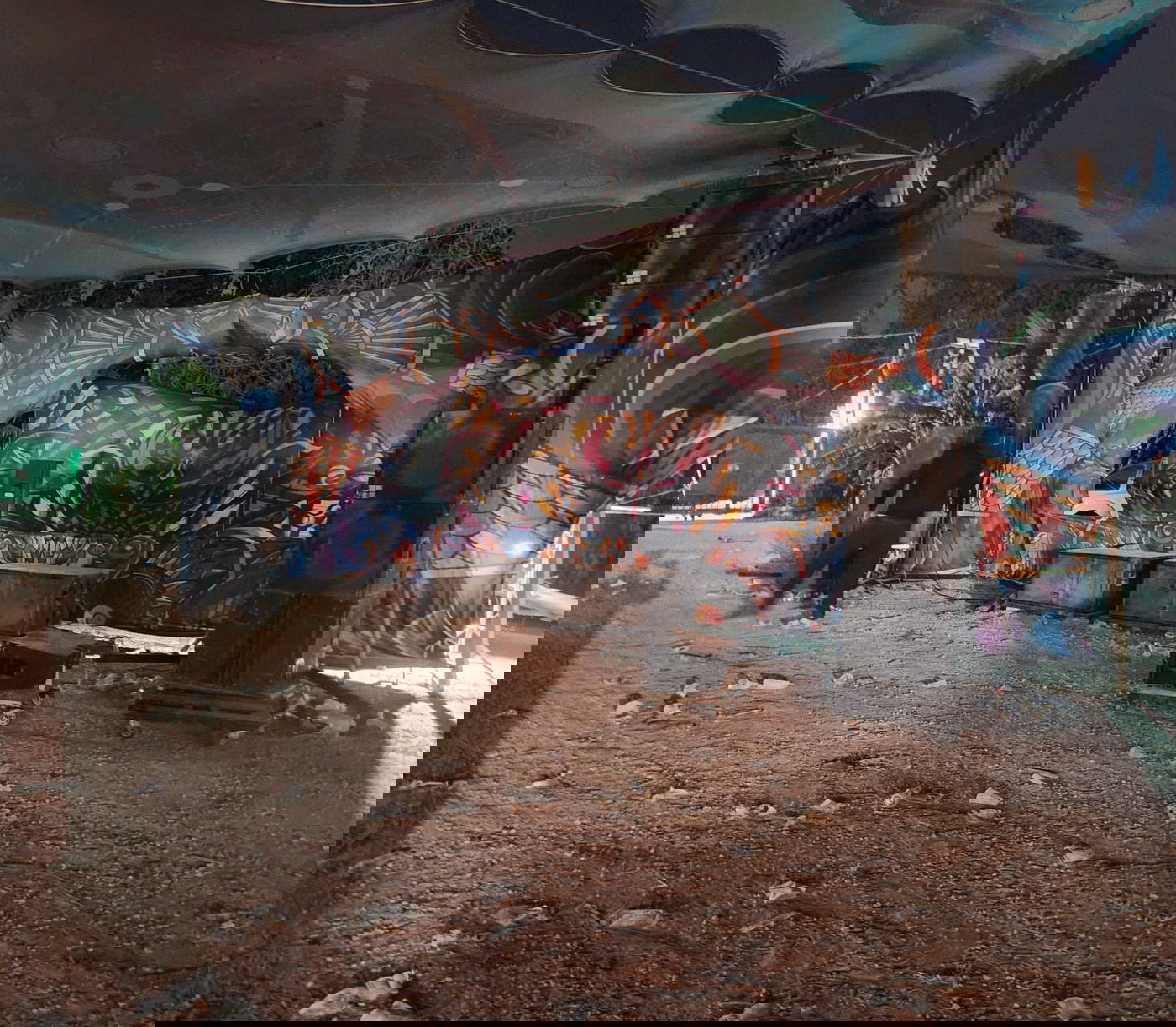 זירת האירוע שפוזר