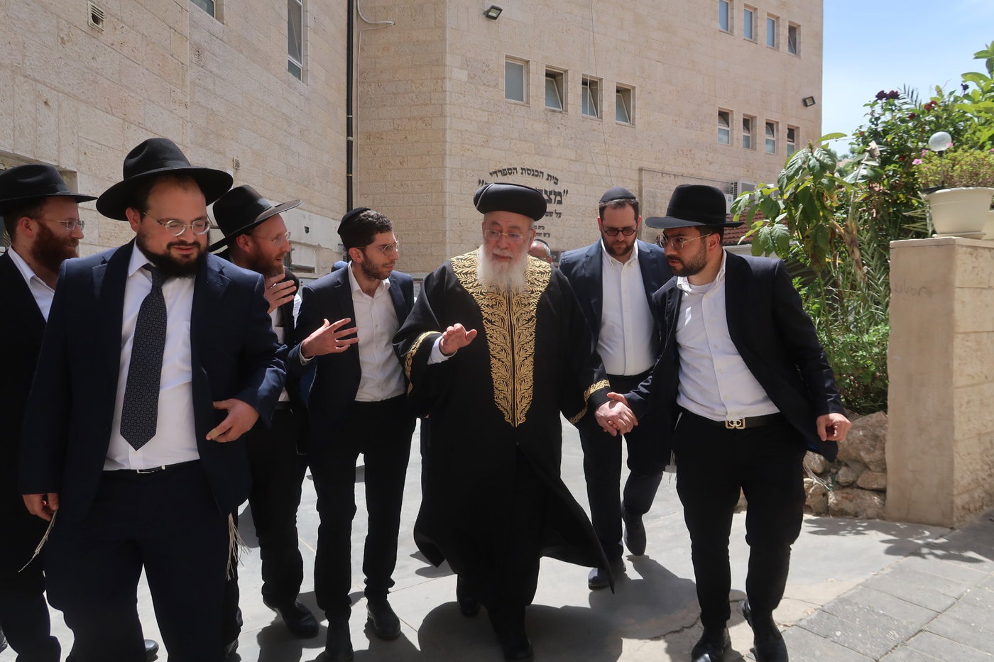 הגרש"מ עמאר בשכונת רמות