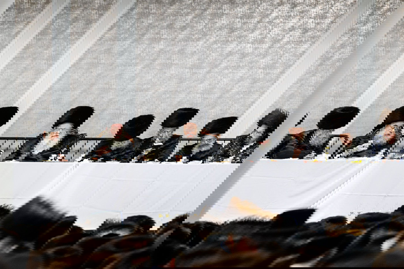 הגר"ש אלתר במוצאי שב"ק בבורו פארק