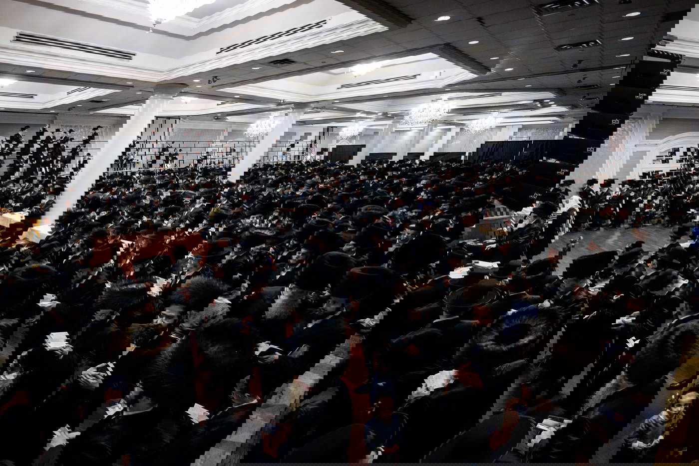 הגר"ש אלתר במוצאי שב"ק בבורו פארק