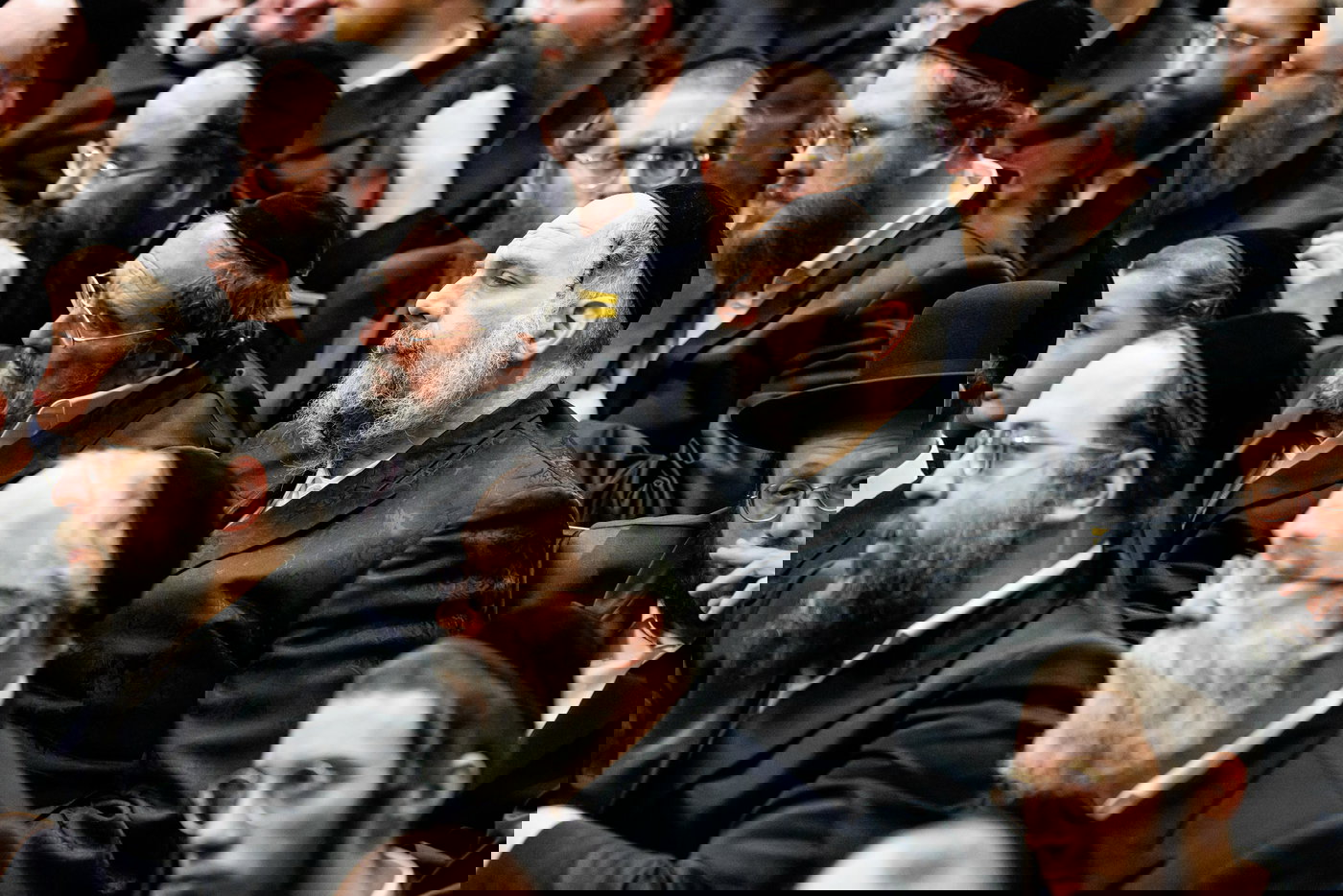 הגר"ש אלתר במוצאי שב"ק בבורו פארק