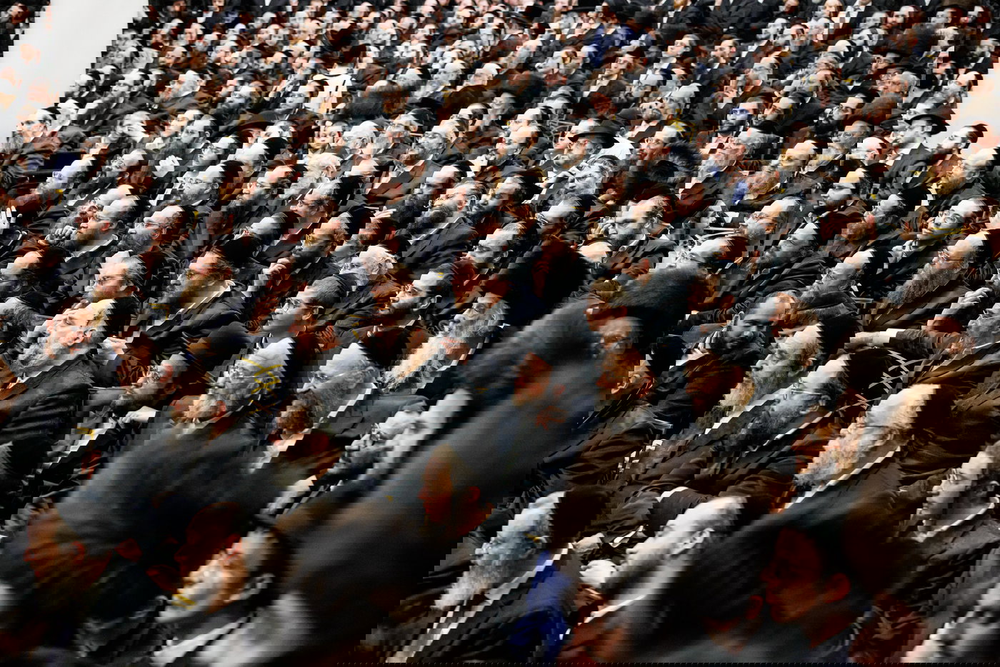 הגר"ש אלתר במוצאי שב"ק בבורו פארק