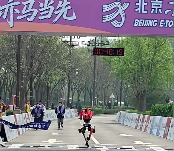 הרובוט המנצח ברגע הסיום