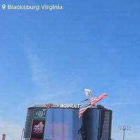 מול עשרות אלפי צופים: הצנחן ניסה לבצע צניחת ראווה - זה לא הסתיים טוב | צפו