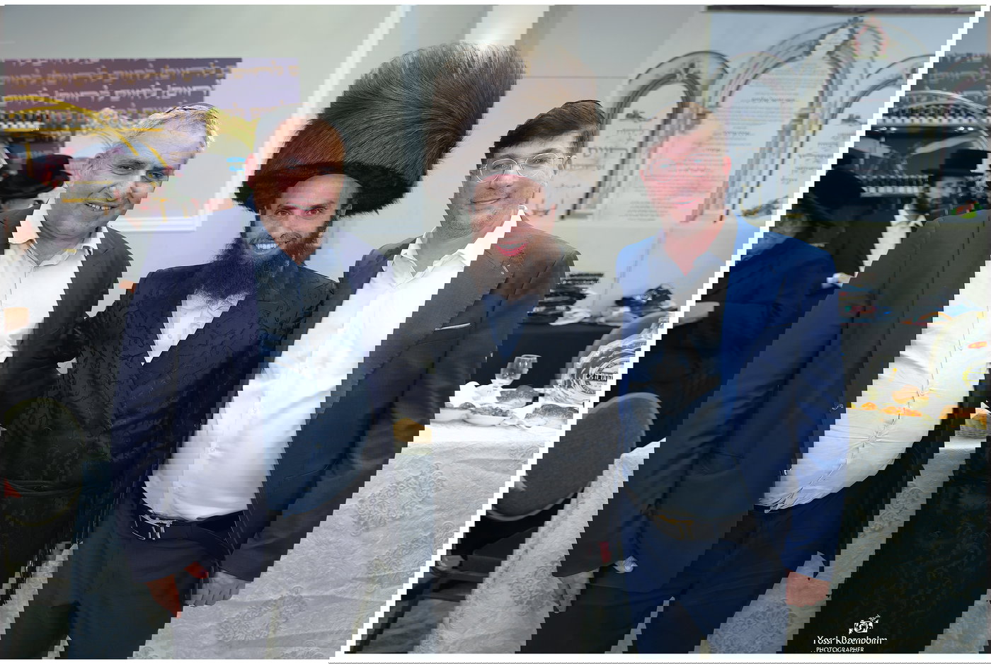 בר מצווה לבנו של אהרון אלבוים