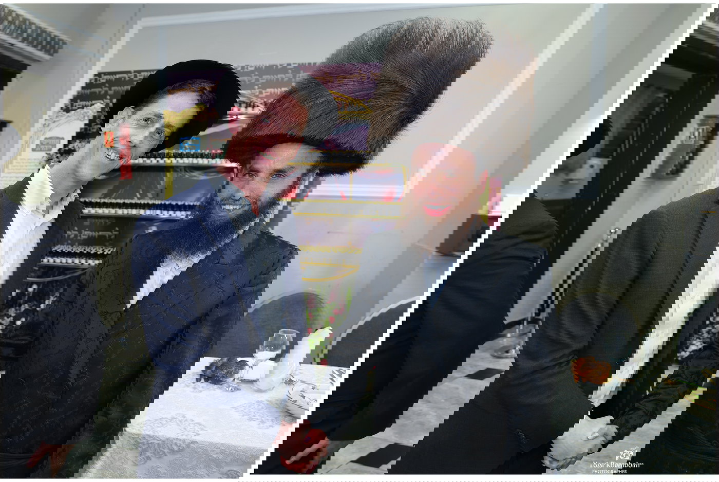 בר מצווה לבנו של אהרון אלבוים