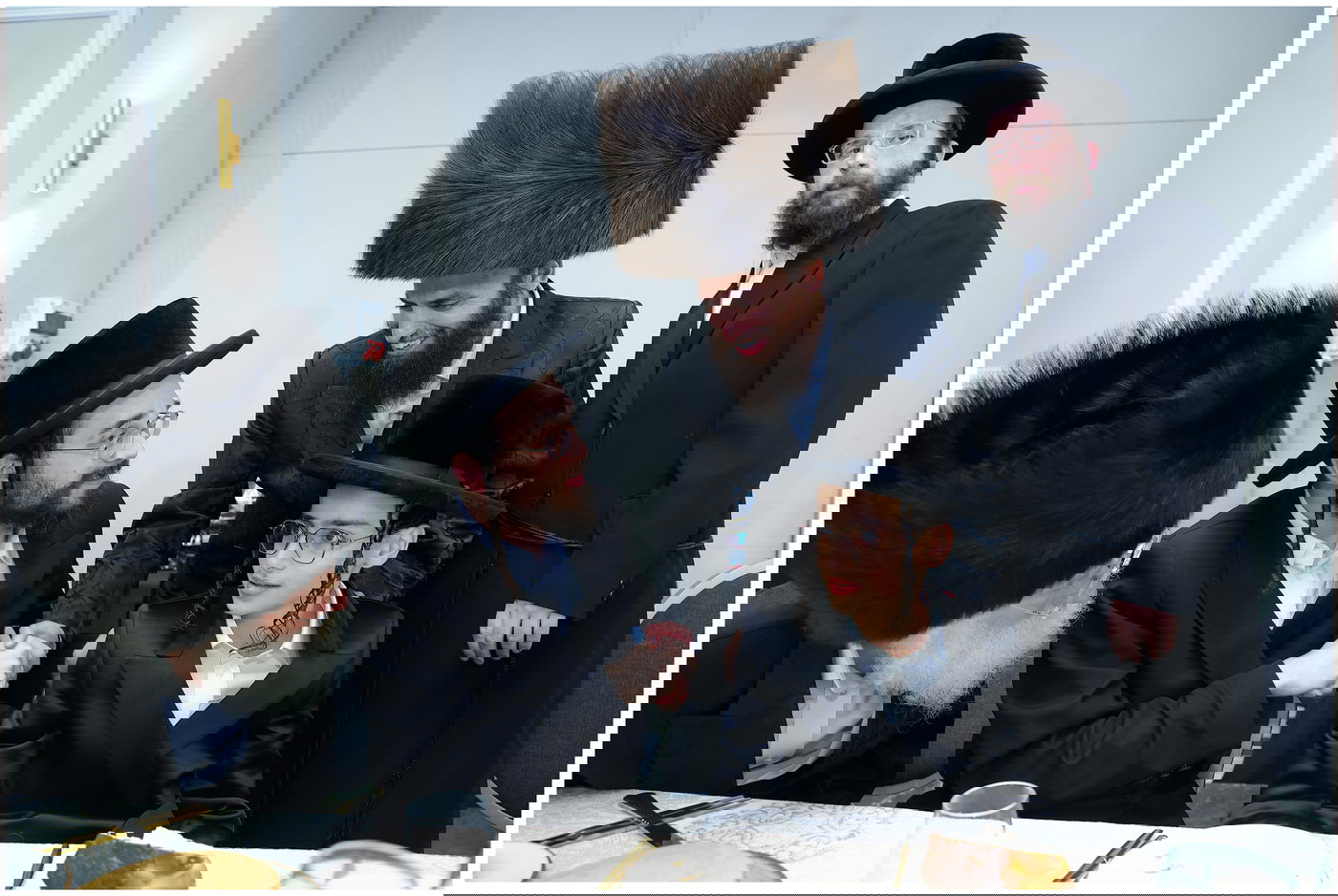 בר מצווה לבנו של אהרון אלבוים