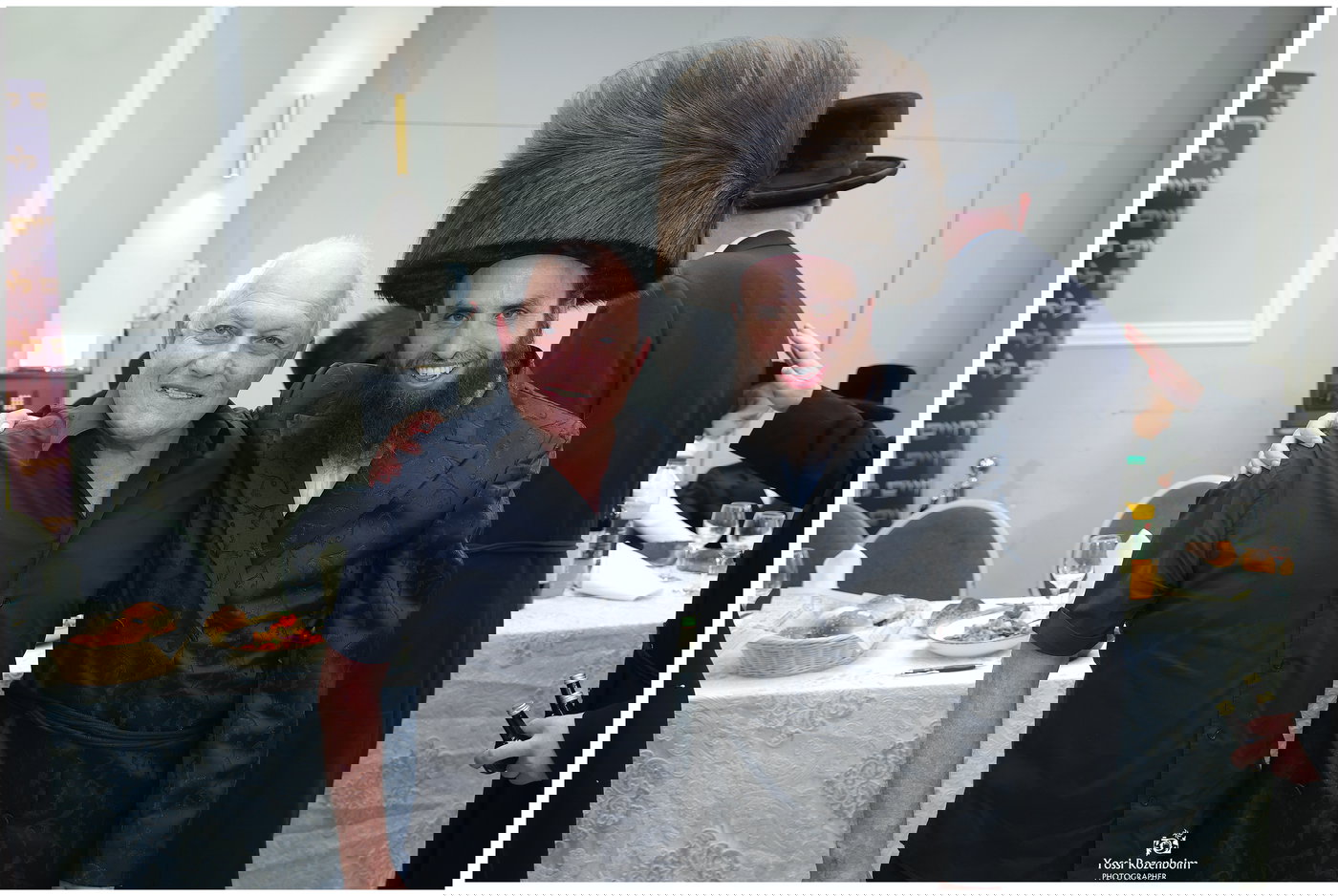 בר מצווה לבנו של אהרון אלבוים