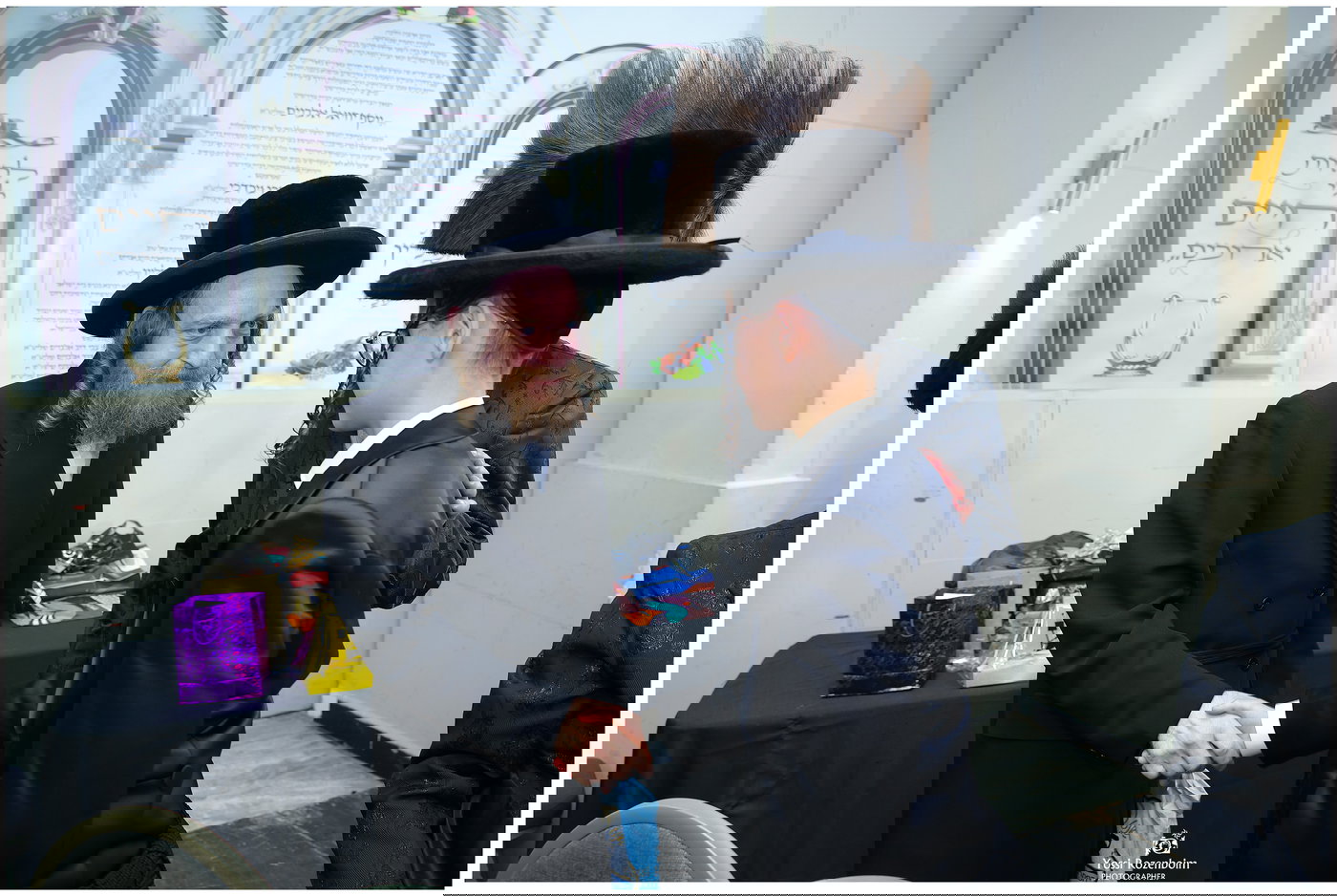 בר מצווה לבנו של אהרון אלבוים