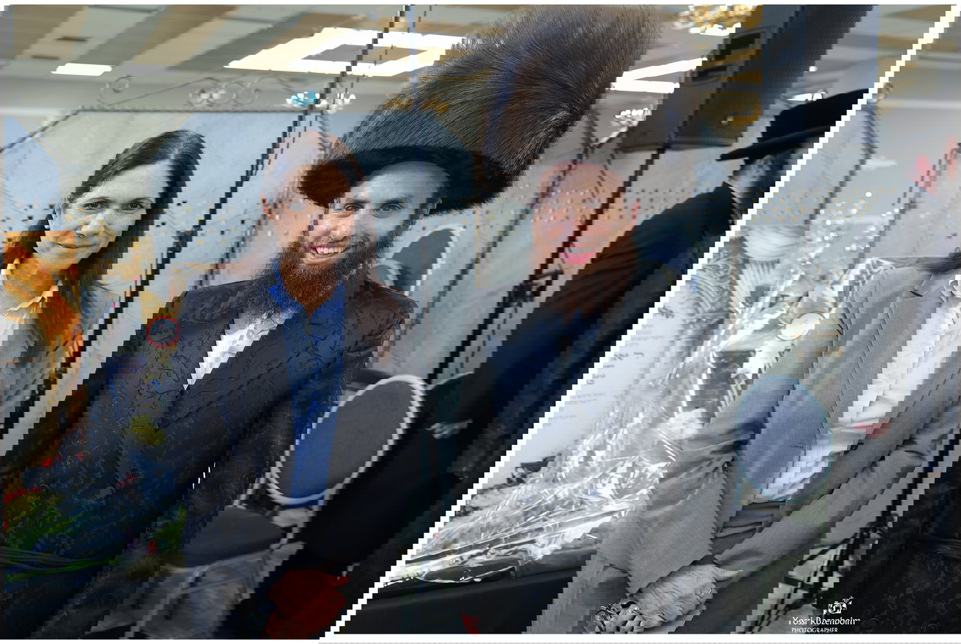 בר מצווה לבנו של אהרון אלבוים