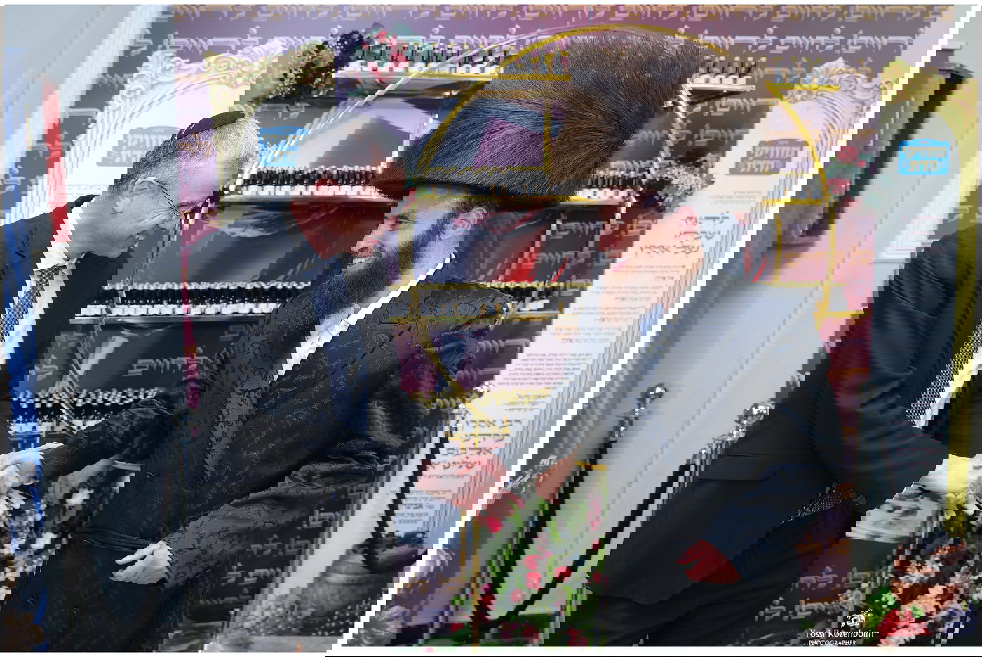 בר מצווה לבנו של אהרון אלבוים