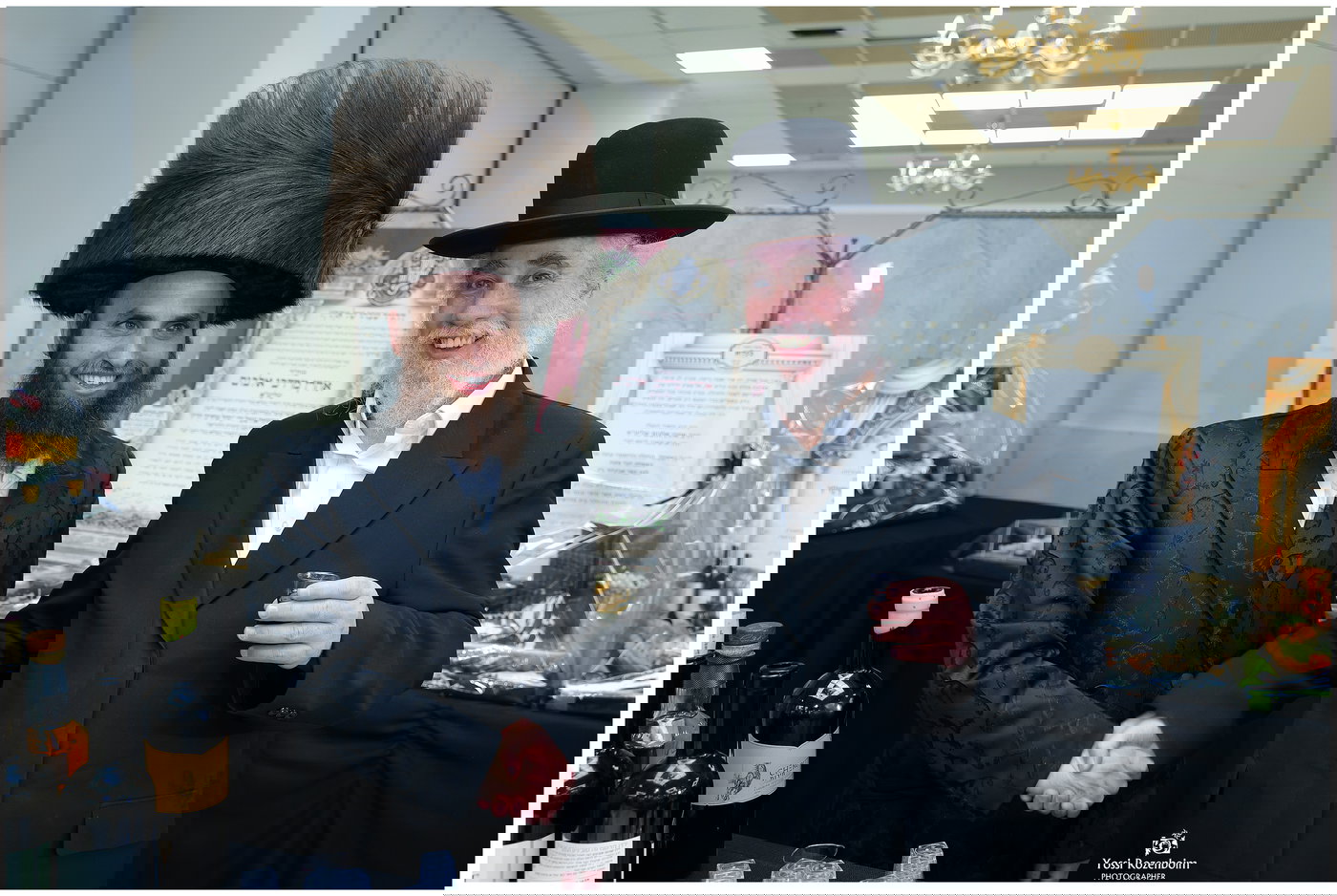 בר מצווה לבנו של אהרון אלבוים