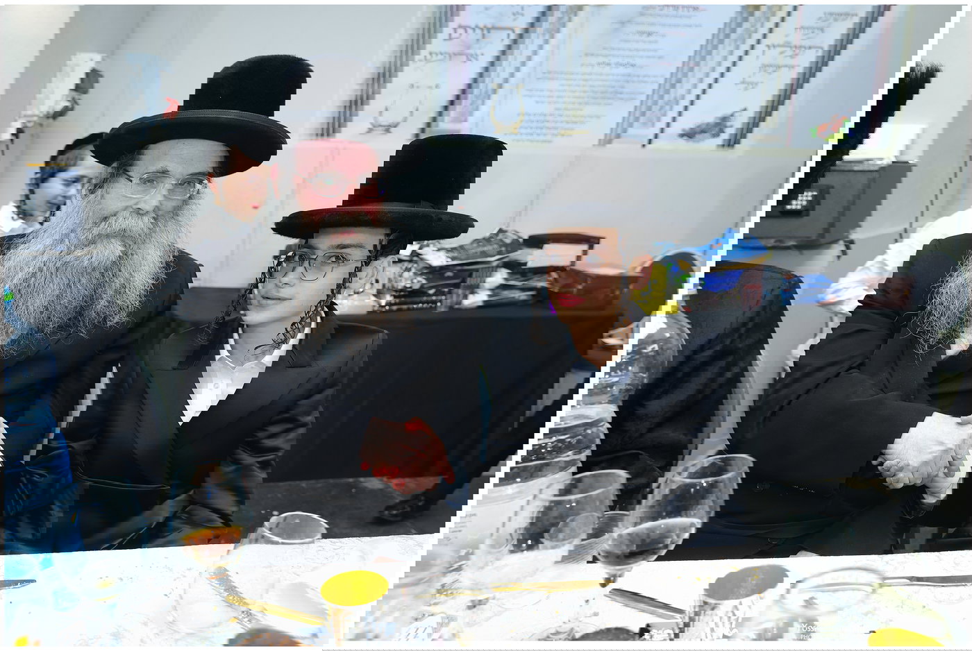 בר מצווה לבנו של אהרון אלבוים