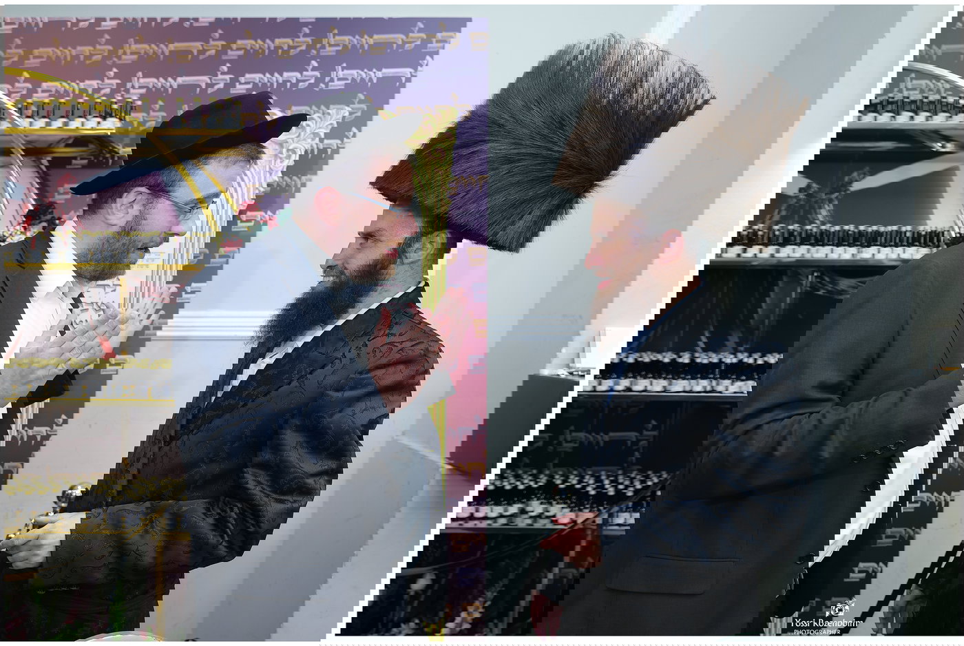 בר מצווה לבנו של אהרון אלבוים