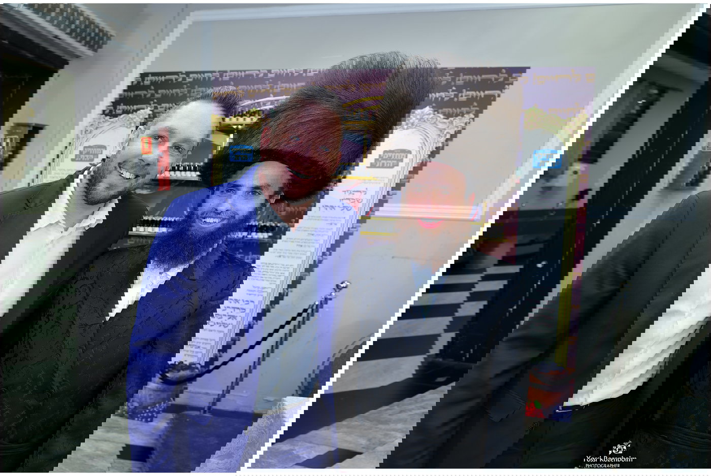 בר מצווה לבנו של אהרון אלבוים