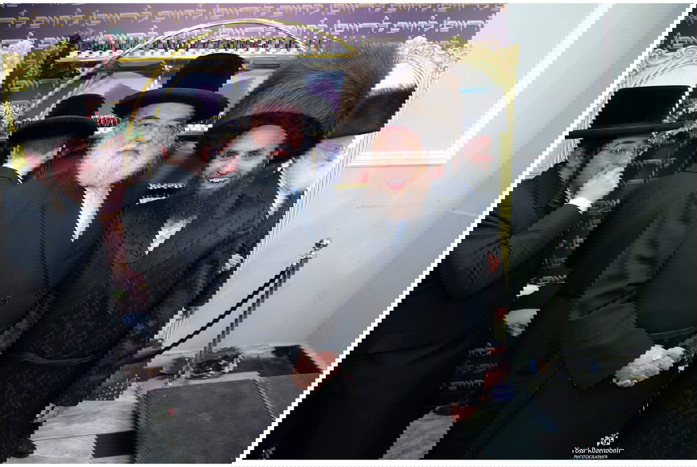 בר מצווה לבנו של אהרון אלבוים