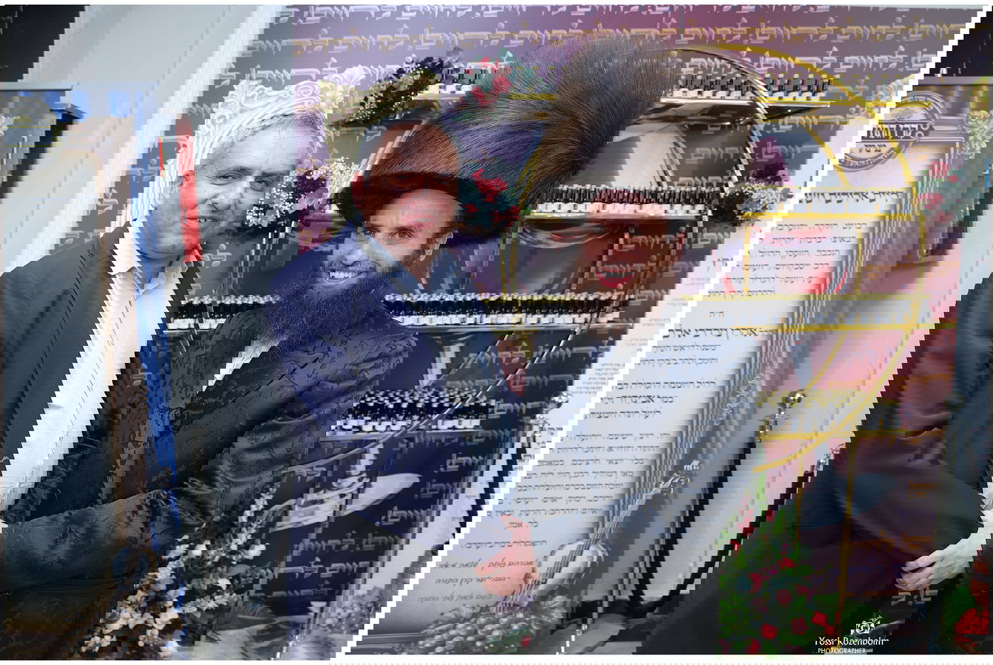 בר מצווה לבנו של אהרון אלבוים