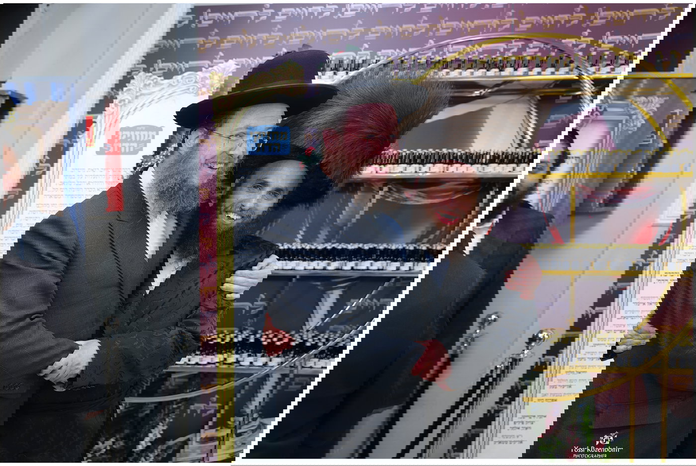 בר מצווה לבנו של אהרון אלבוים