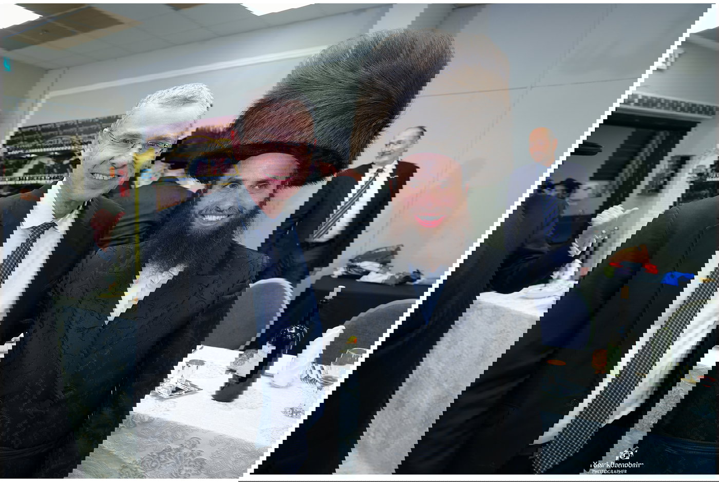 בר מצווה לבנו של אהרון אלבוים