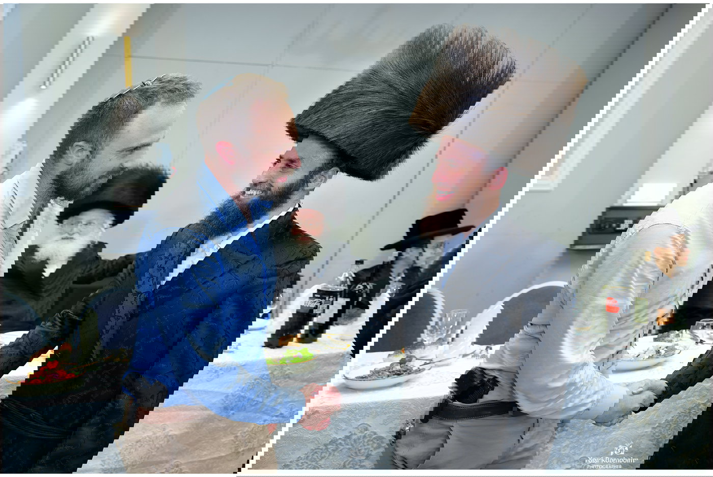 בר מצווה לבנו של אהרון אלבוים