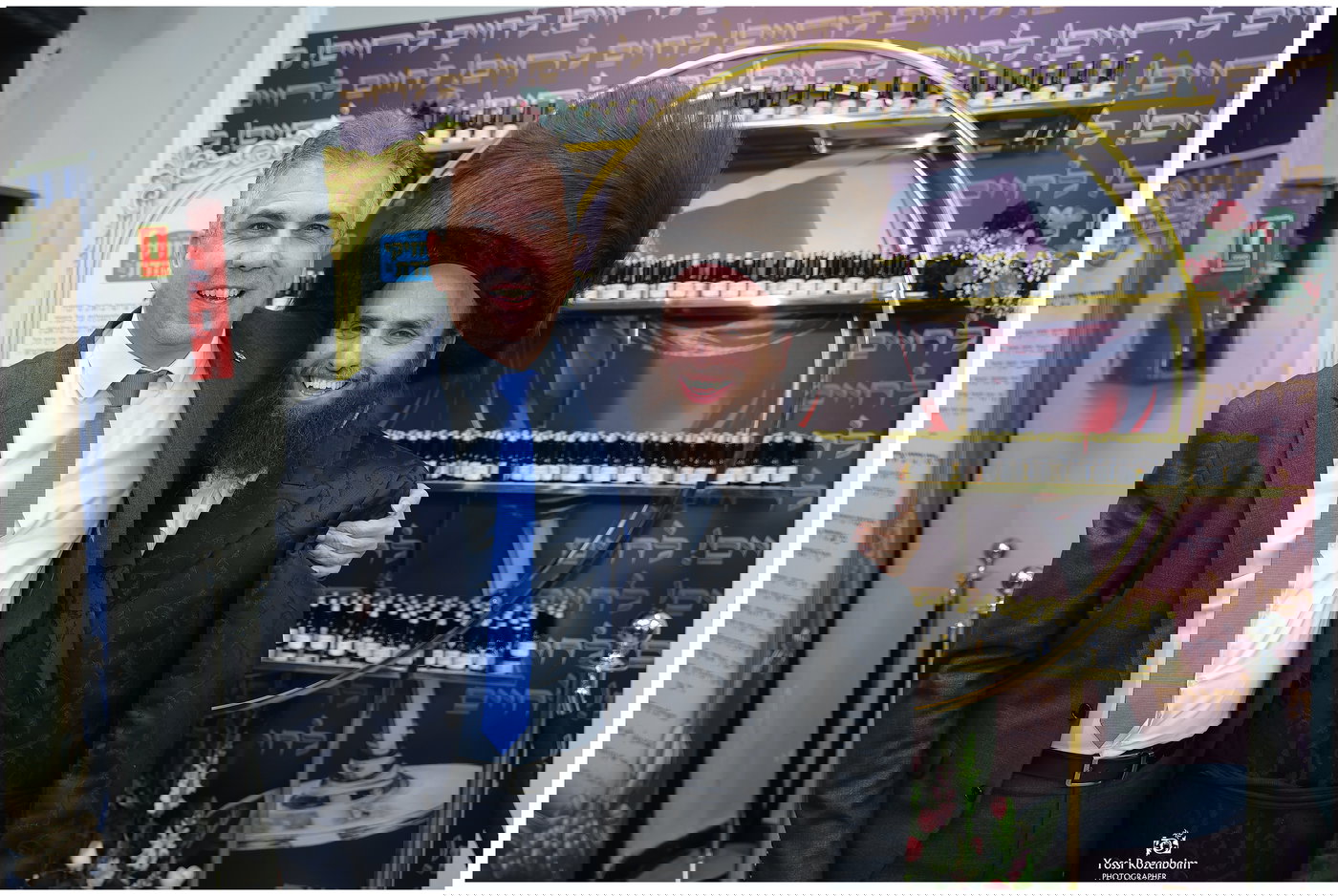 בר מצווה לבנו של אהרון אלבוים