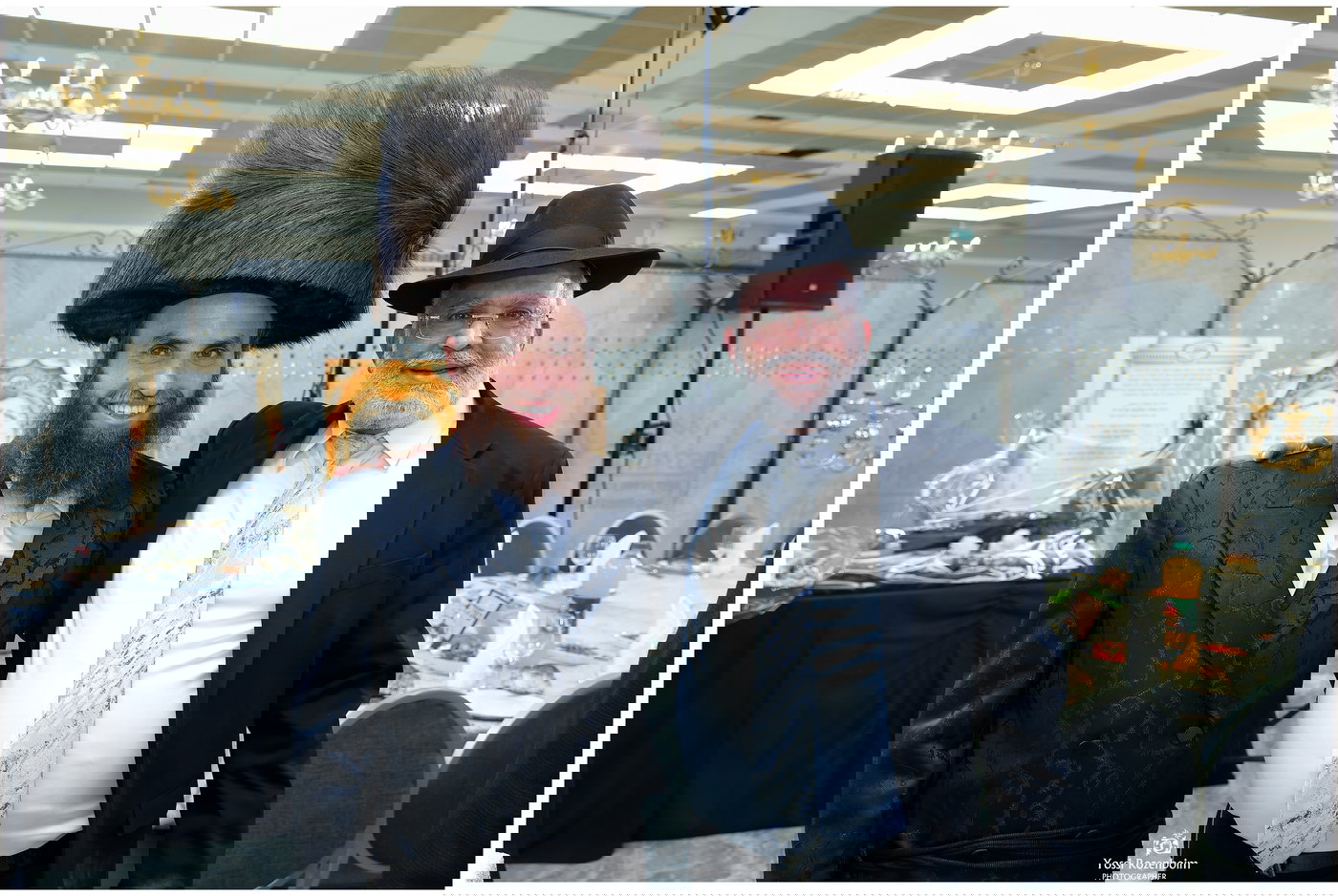 בר מצווה לבנו של אהרון אלבוים