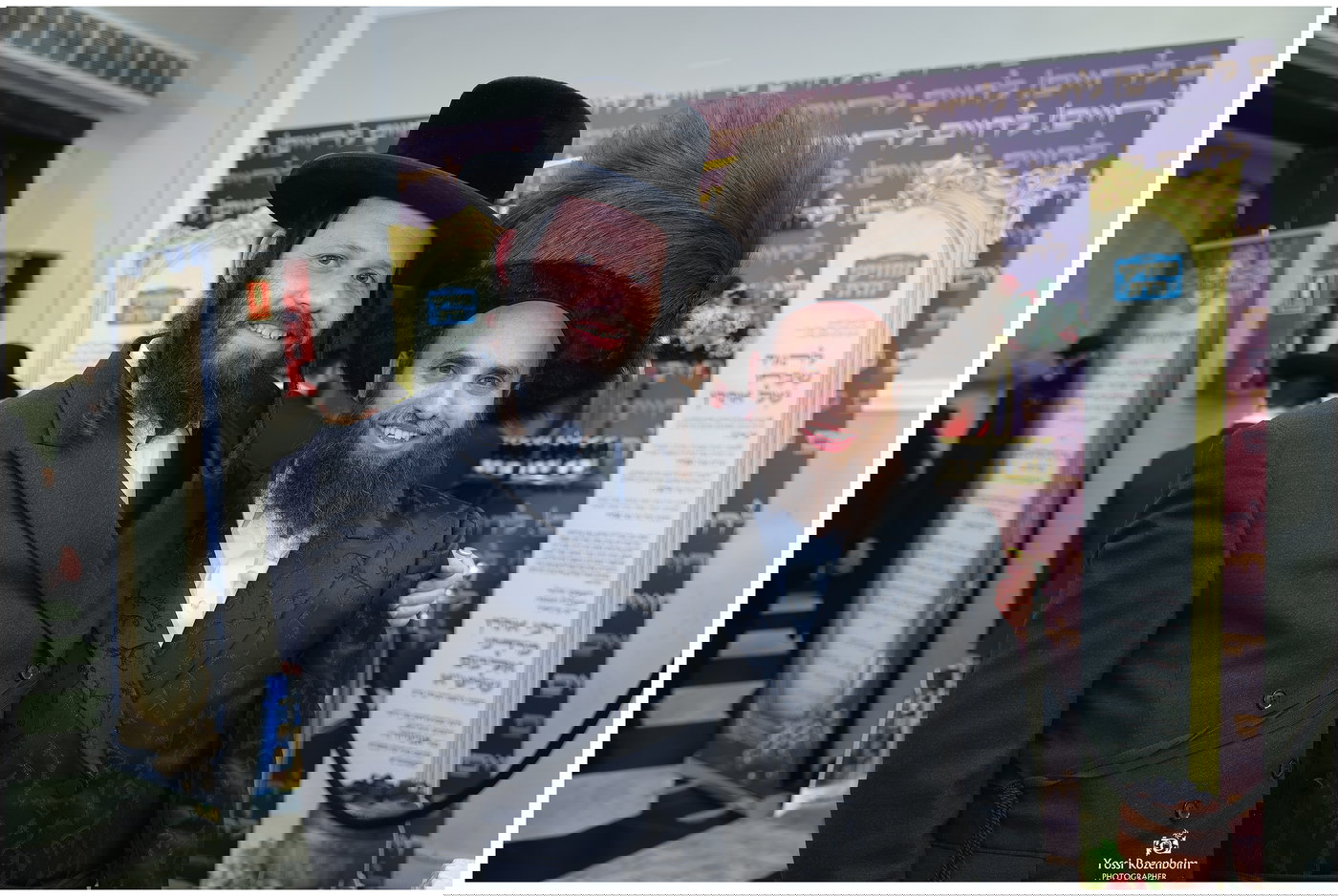 בר מצווה לבנו של אהרון אלבוים