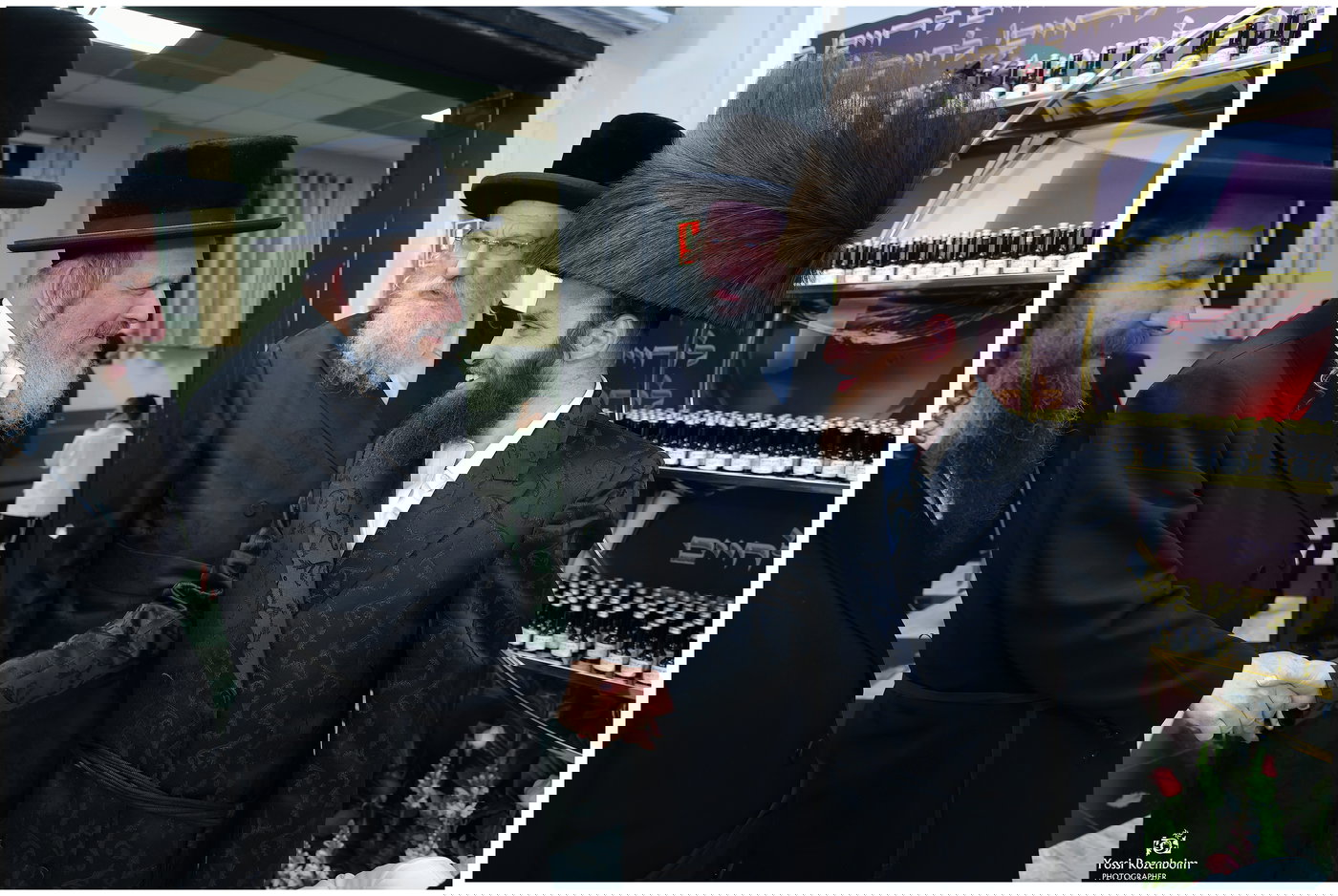 בר מצווה לבנו של אהרון אלבוים