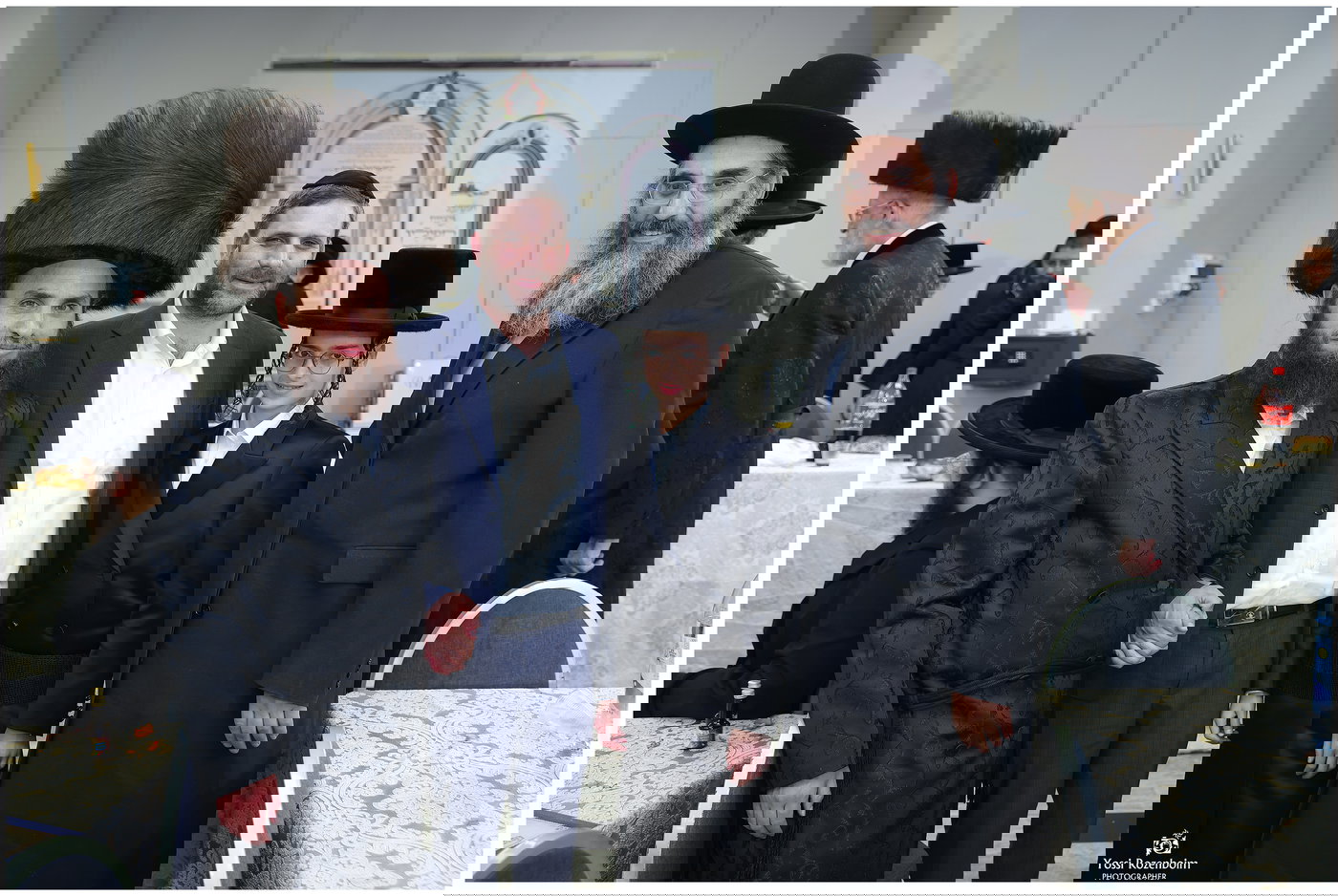 בר מצווה לבנו של אהרון אלבוים