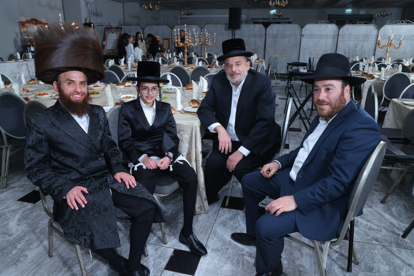 בר מצווה לבנו של אהרון אלבוים