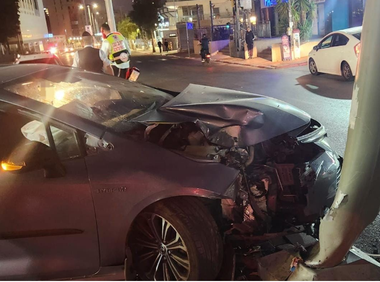 זירת התאונה 