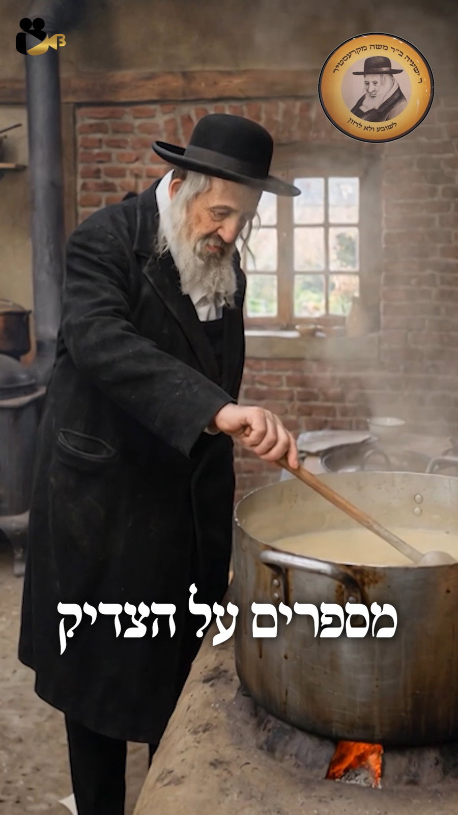 בינה מלאכותית - הדמיית סיפור רבי ישעיה'לע ותפוחי אדמה