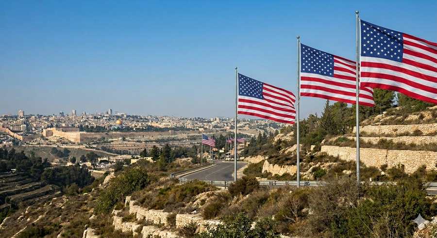 חבר הכנסת קורא "להסיר את דגלי אמריקה" מהכבישים בדרך לירושלים
