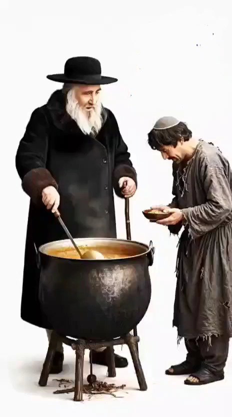 בינה מלאכותית - הדמיית רבי ישעיה'לע מאכיל יהודים