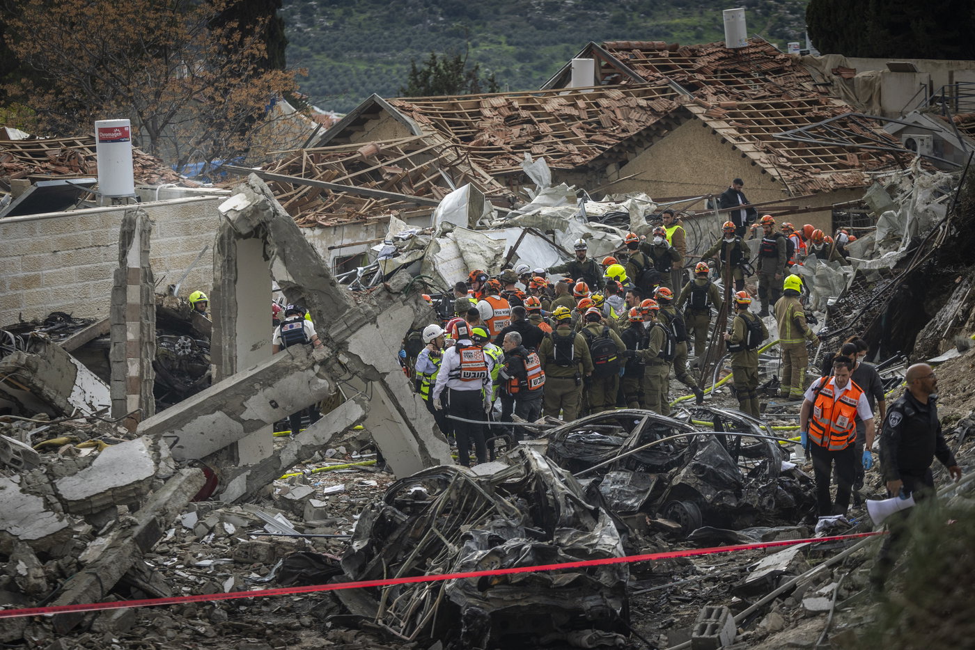 זירת האסון בבית שמש