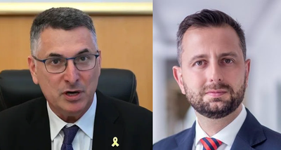 מימין: שר החוץ הפולני, משמאל: שר החוץ סער