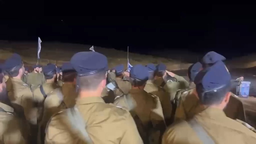 שירת חטיבת החשמונאים בטקס