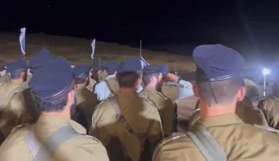 "מרכינים ראש": כך נראה טקס יום הזיכרון בבסיס חטיבת החשמונאים | צפו