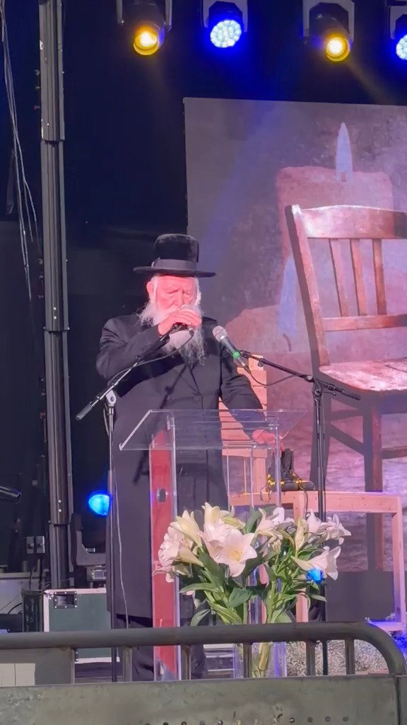 משא הרב גרוסמן במגדל העמק