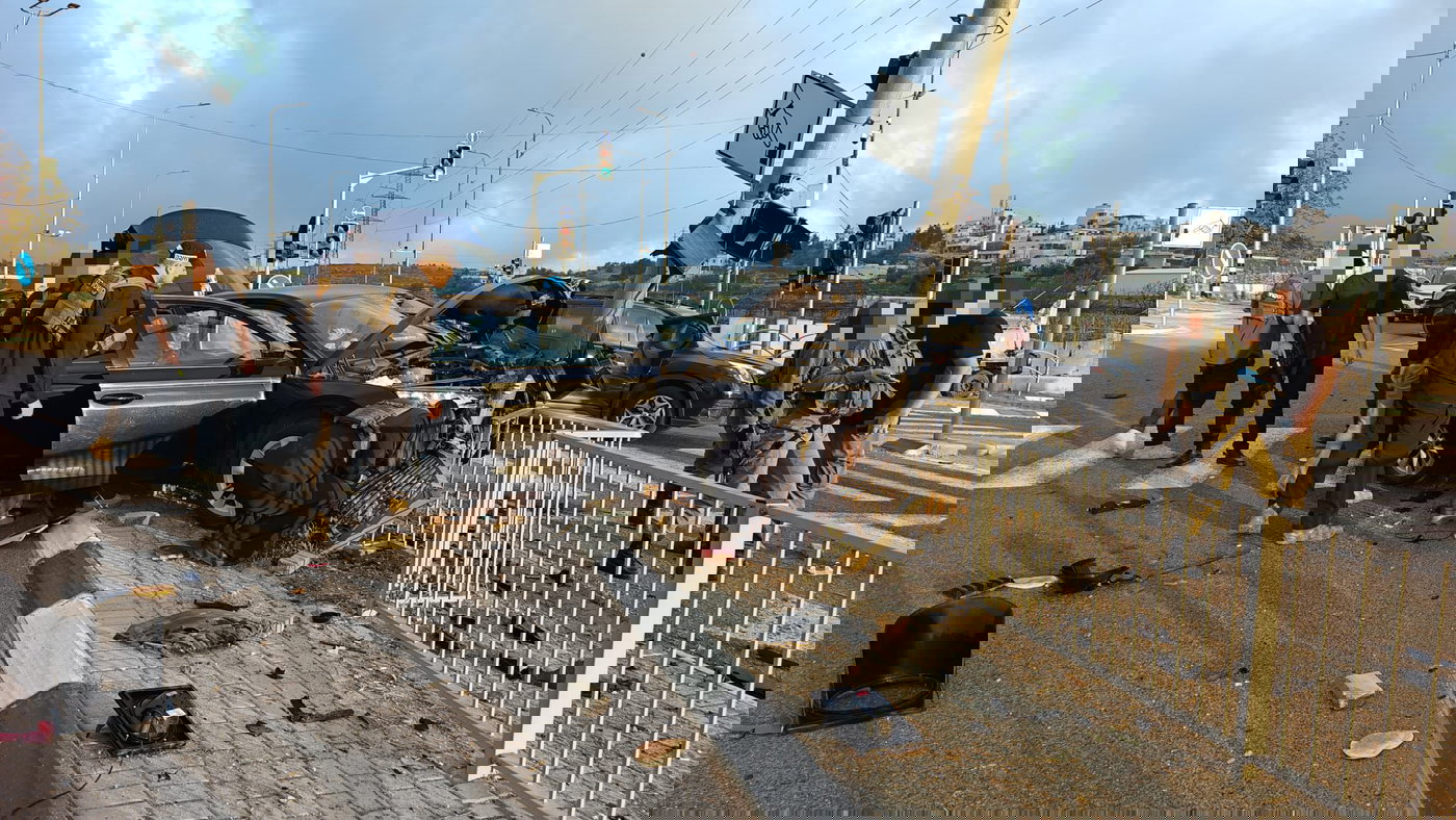 זירת התאונה