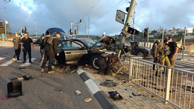 זירת התאונה