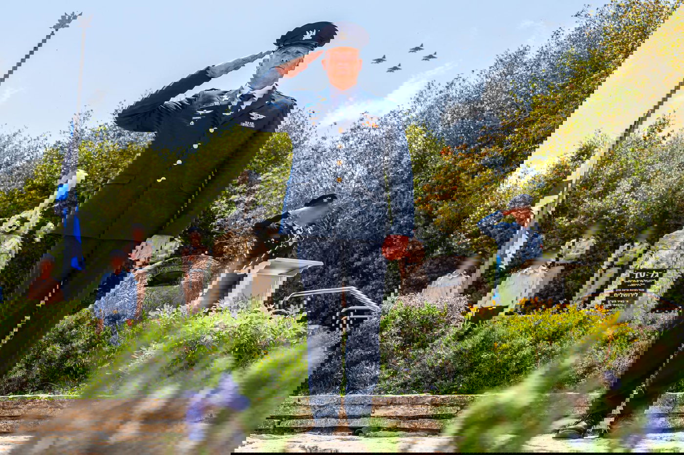 מפקד חיל האוויר, אלוף תומר בר, בטקס