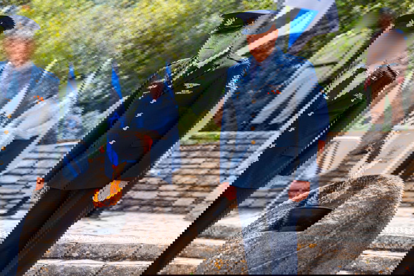 מפקד חיל האוויר, אלוף תומר בר, בטקס