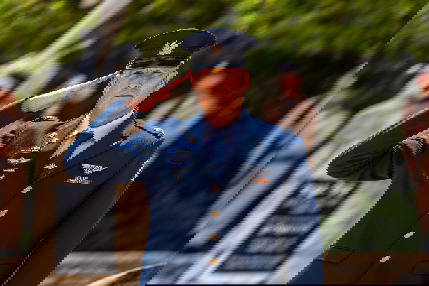 מפקד חיל האוויר, אלוף תומר בר, בטקס