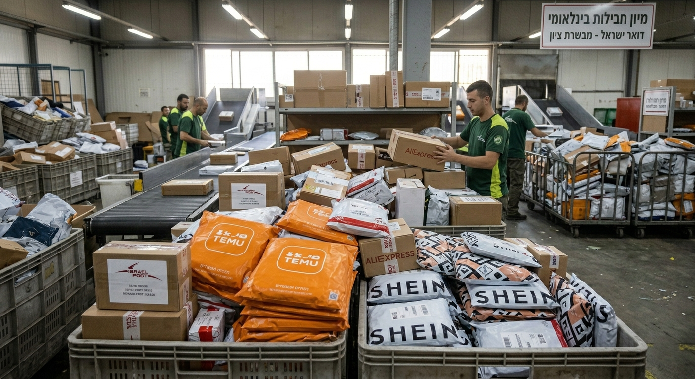 פקק ענק במשלוחים מחו"ל עקב המלחמה