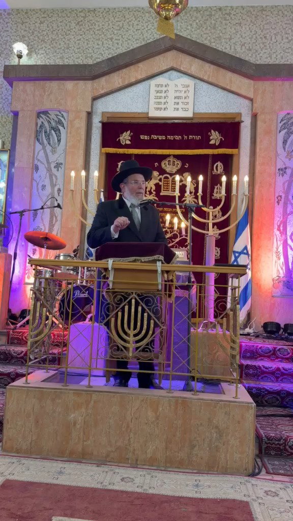 הרב הראשי בשיחתו