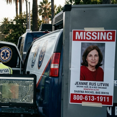 הסופרת החרדית נעדרת שישה ימים; עשרות מתנדבים אוזעקו מרחוק