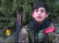 ילד בסרטון חיזבאללה 