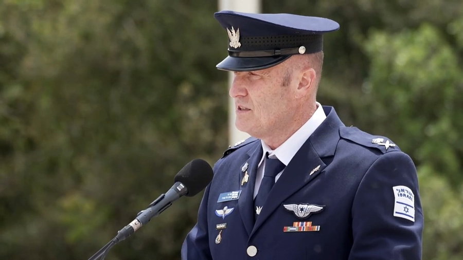 נאומו של מפקד חיל האוויר האלוף תומר בר