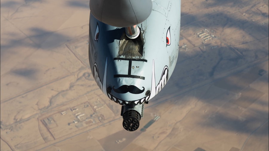 מטוסי A-10 ת'אנדרבולט II של חיל האוויר האמריקאי